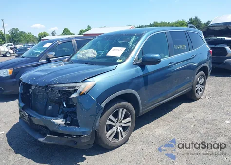 2017 Honda Pilot Ex from USA, damaged, VIN 5FNYF6H32HB090185